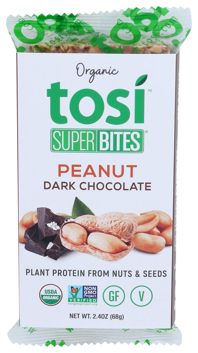 12-PACK OF SNACK BAR PEANUT, DARK CHOCOLATE