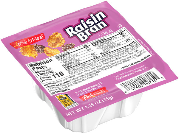1-PACK OF CEREAL RAISIN BRAN BWLPK
