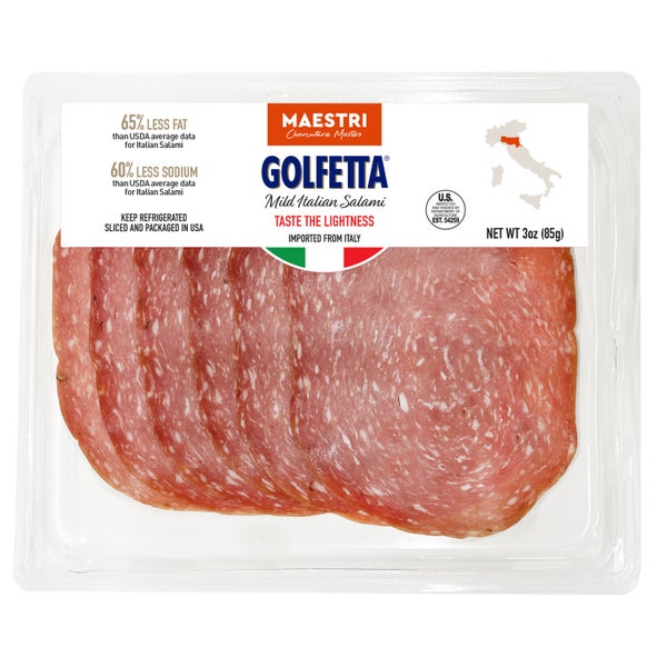 3 OZ-PACK OF PORK SLICED GOLFETTA SALAMI