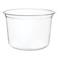 500-PACK OF Container Cmpstbl Vegware 16 oz Compostable Round Deli Pots - Clear Plastic Containers (500 Count) for Eco-Friendly Food Storage