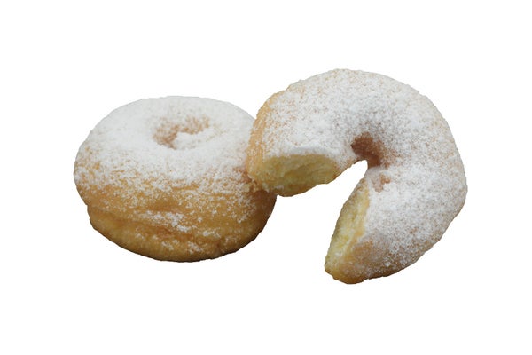 64- PACK OF DONUT MINI BEIGNET Cake Donuts Grab and Go 4 Pack