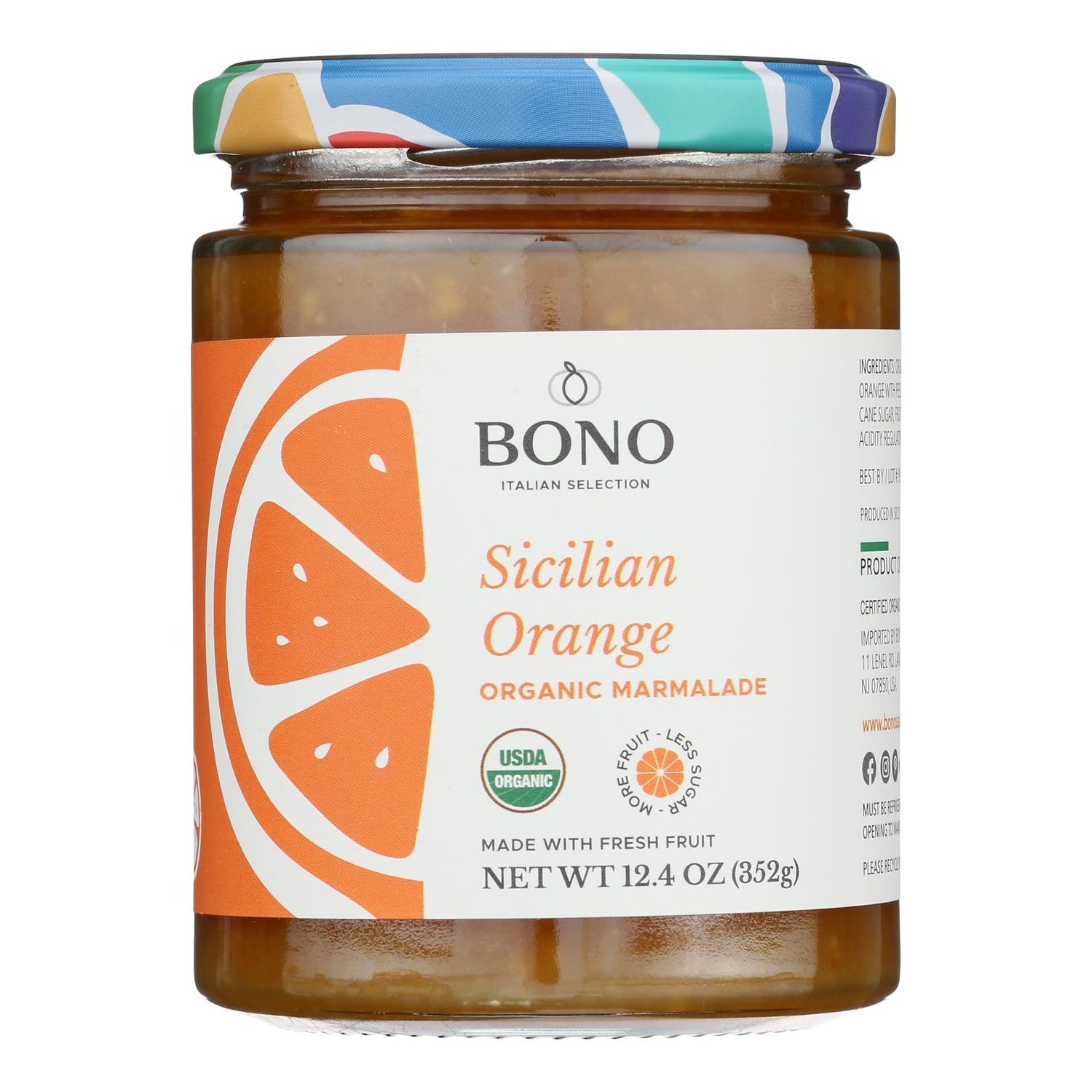 6-PACK OF MARMALADE ORANGE SICILIAN ORGANIC