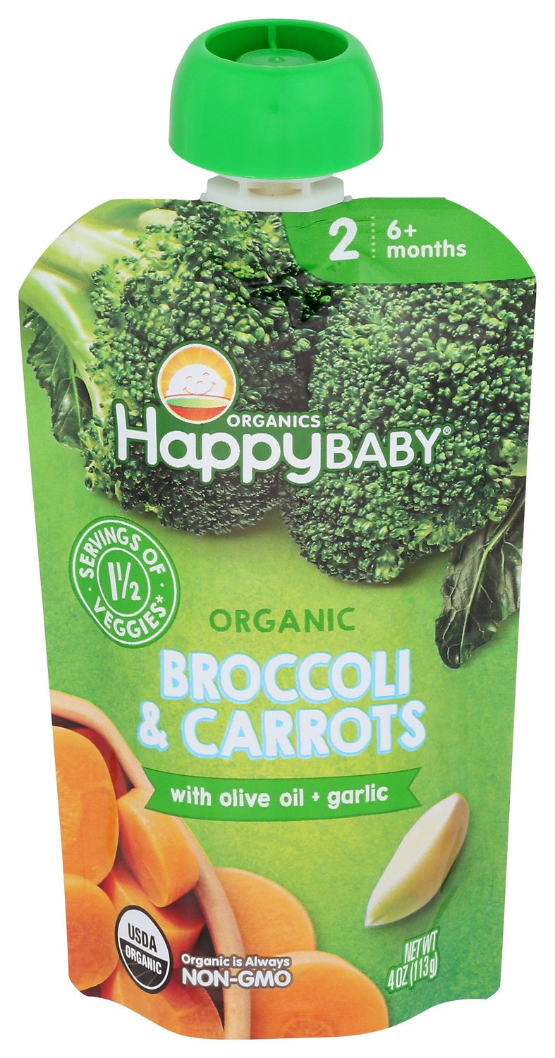 16-PACK OF FOOD BABY BROCCOLI & CARROTS