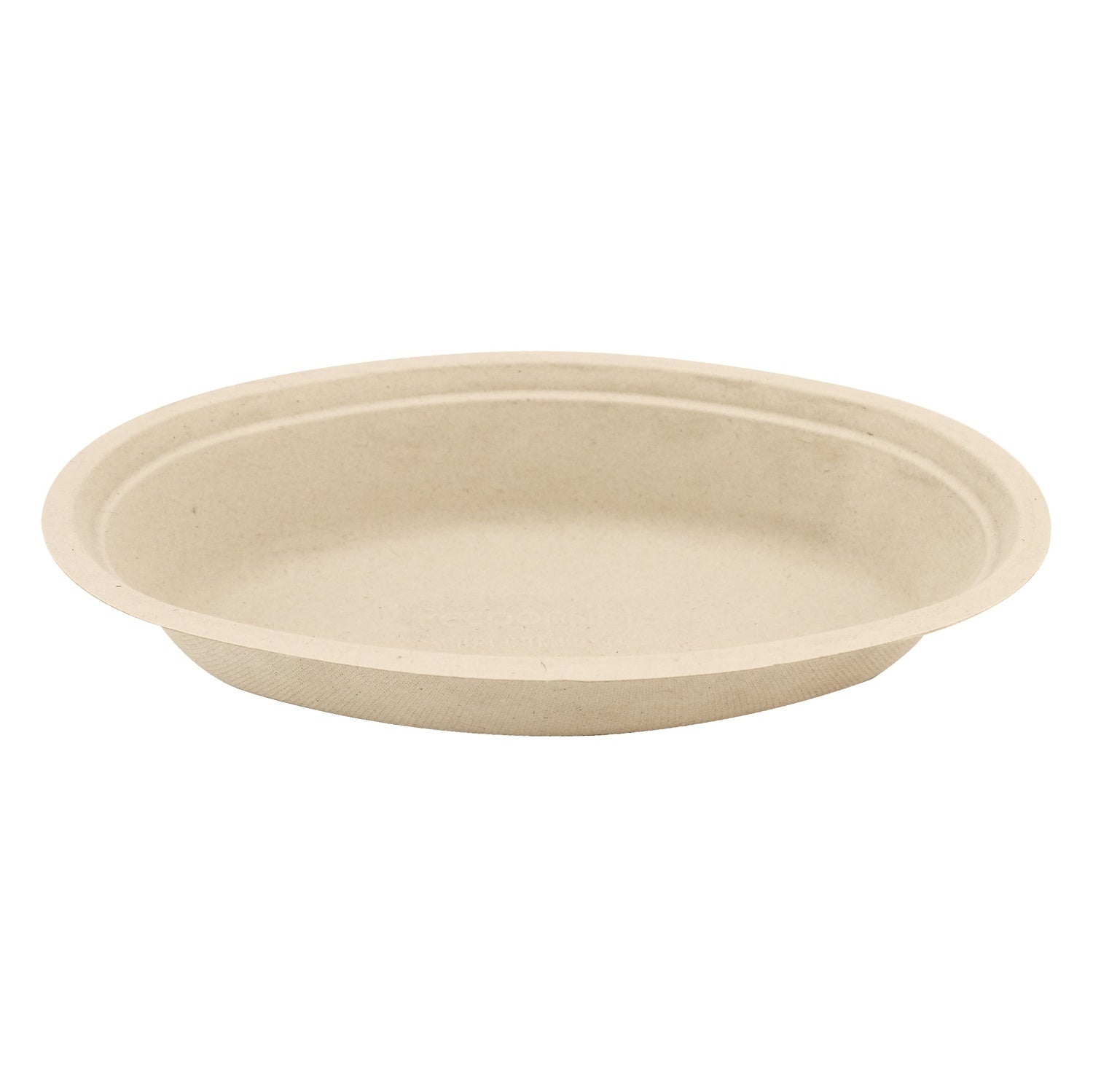 300-PACK OF BOWL OVAL COMPOSTABLE MOLDED FIBER 28 OZ DISPOSABLE