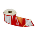 250CT-PACK OF LABEL ROLL 2.5X6 SECURE IT RED