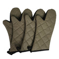 PAIR-PACK OF MITT OVEN BEIGE 17IN
