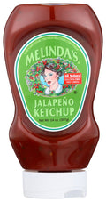 6-PACK OF Ketchup Jalapeno Melindas 14 oz