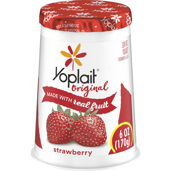 12-PACK OF YOGURT STRAWBERRY ORIGINAL