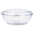 100-PACK OF Bowl Plastic Dart CTR48BD 48 oz Tamper-Resistant Plastic Bowls with Dome Lid - Clear, 8.9 in. Diameter x 3.4 in. Height - 100 Count Carton
