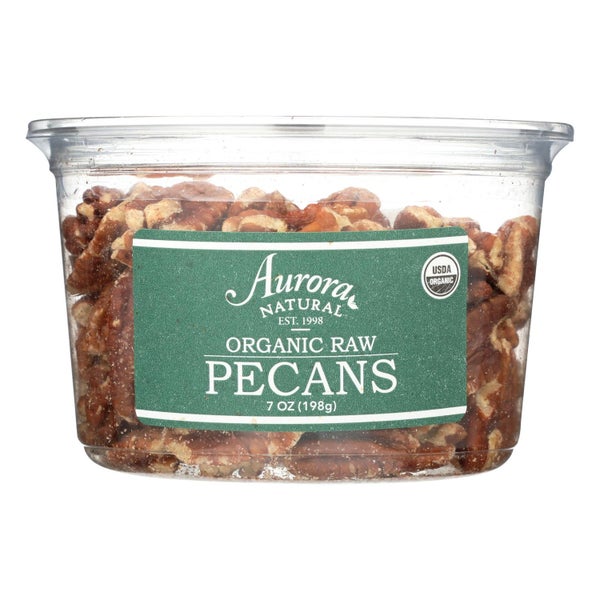 12-PACK OF Nut Pecan Raw Organic Aurora 7 oz ct