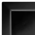 12-PACK OF Plate Appetizer 8" Black Square