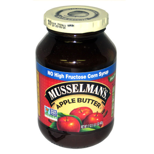 12-PACK OF Apple Butter Musselman, 12 - 17 Oz