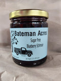 12-PACK OF Spreads, Jams, Sugar-Free Lemon Blueberry Schmear, 10 ounces, 12 ct Bateman Acres