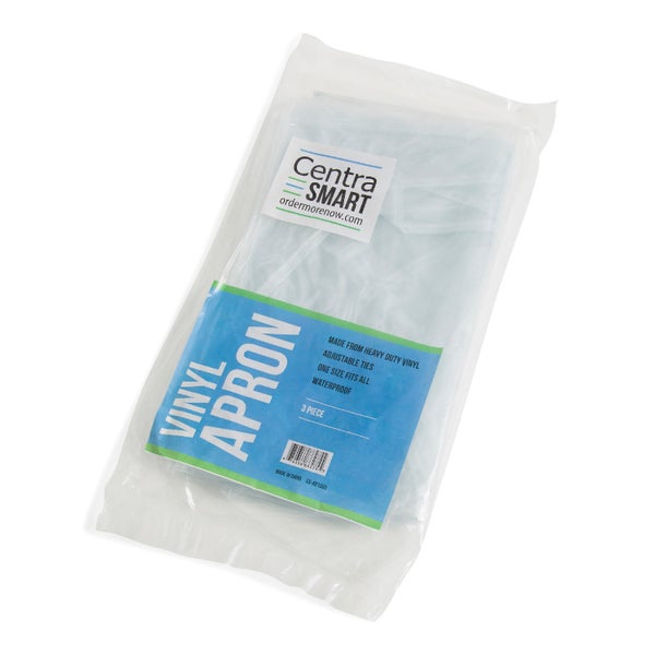 3 CT-PACK OF APRON BIB VINYL CLR FULL LNGTH