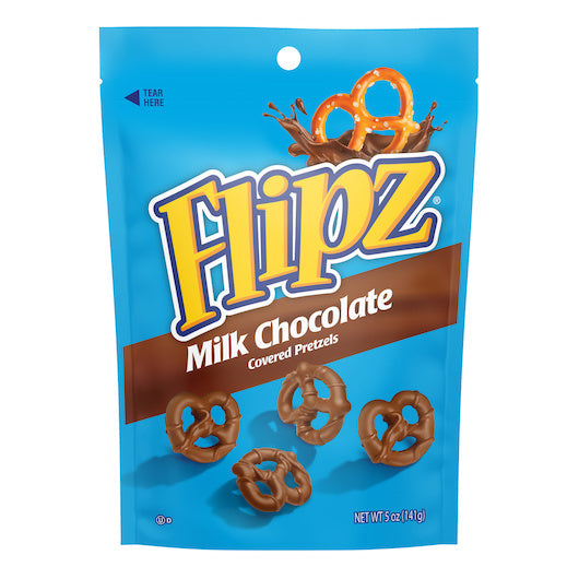 48-PACK OF Floorstand Flipz Pretzels, 48 - 5 Oz