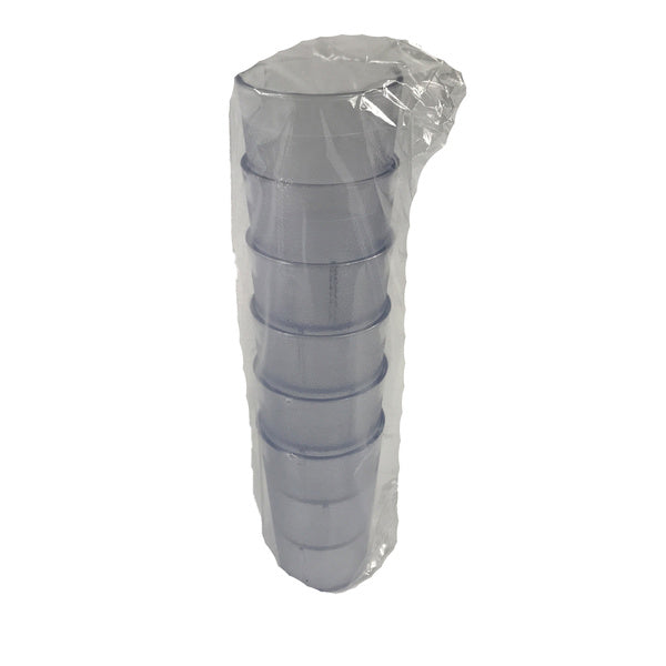 9.5OZ-PACK OF TUMBLER PLAS PEBBLED CLEAR