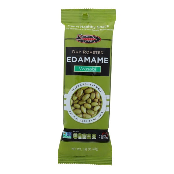 12-PACK OF BEAN EDAMAME DRY ROASTED SPICY WASABI