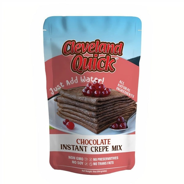 12-PACK OF Crepe Chocolate Mix, Cleveland Quick