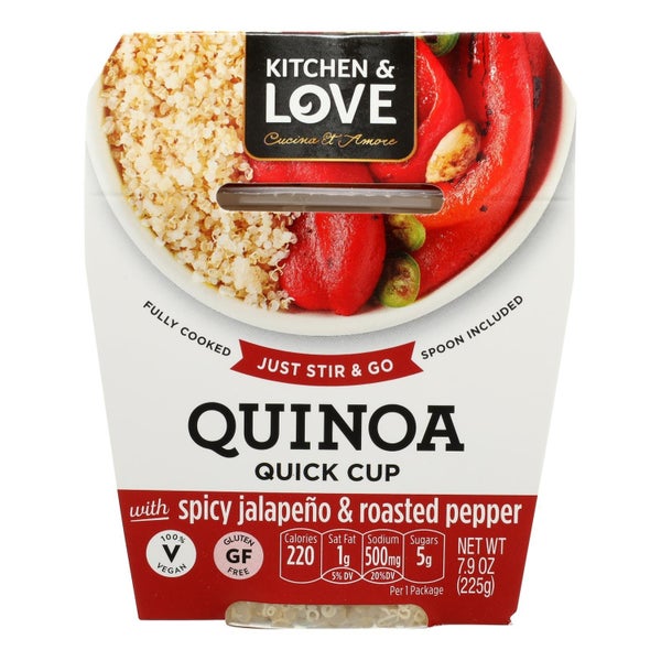 6-PACK OF QUINOA PREPARED SPICY JALAPENO ROASTED PEPPERS