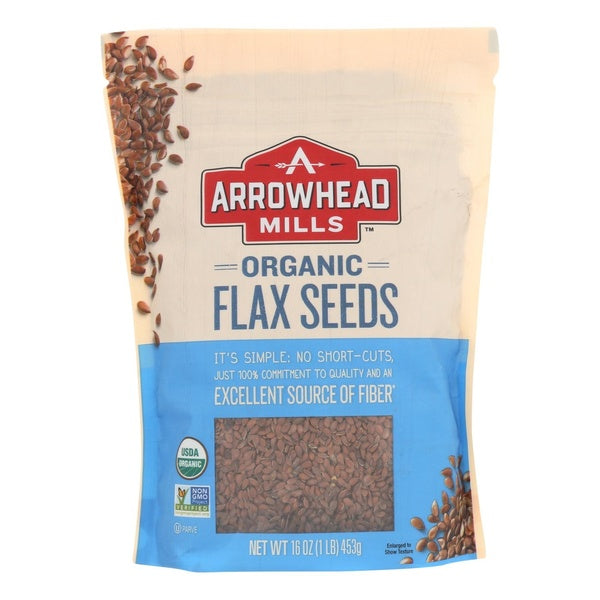 6-PACK OF Seed Flax Org Arrowhead Mills 16 oz