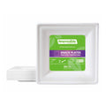 864-PACK OF PLATE SQUARE COMPOSTABLE MOLDED FIBER 6 INCH 24CT WITH PDQ DISPOSABLE