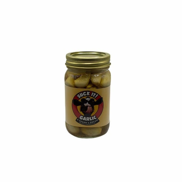 12-PACK OF Garlic Pickled, Suck it! Jerky and Pickles