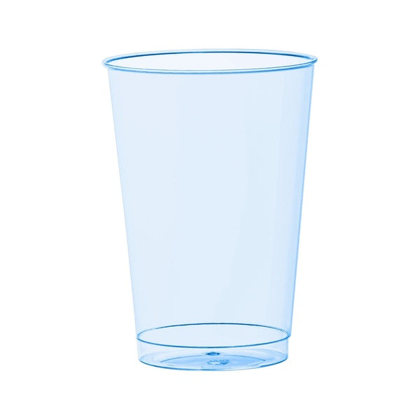 10-PACK OF Cup Plastic 12 oz. Blue Disposable
