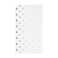 12-PACK OF Napkin Dinner Silver Dots Design
