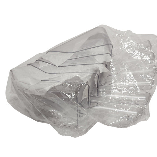 6 OZ-PACK OF SCOOP ICE POLY CLEAR