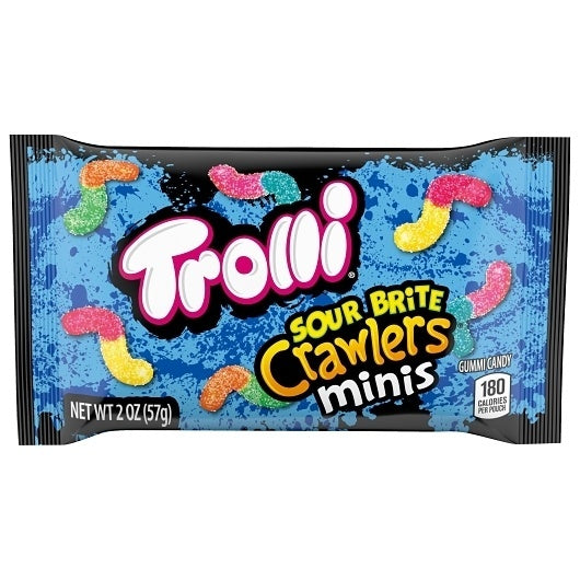 144-PACK OF Candy Gummy Mini Sour Brite Crawlers