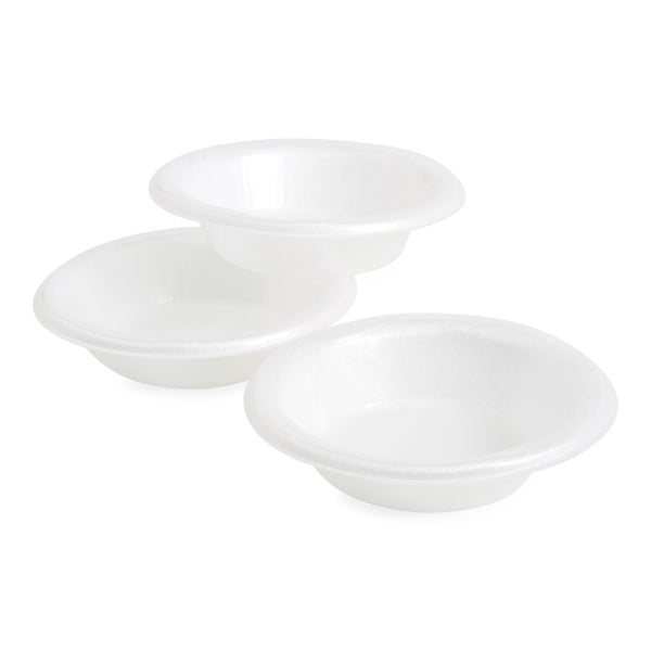 8-PACK OF BOWL FOAM LAM WHT 5OZ