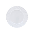 10-PACK OF PLATE PLAS WHT 6" RGD CLSWR