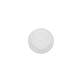 1000-PACK OF Lid Togo Karat Earth 90.8mm Compostable Flat Lids for 6-10 oz Paper Food Container, White - 1,000 pcs