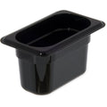 NINTH-PACK OF PAN FOOD BLK 1/9TH 4" DEEP