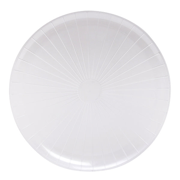 25-PACK OF TRAY PLAS RND CLR