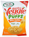 6-PACK OF SNACK VEGETABLE PUFFS, WHITE CHEDDAR