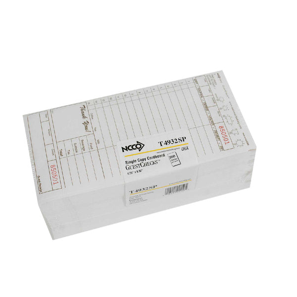 EA-PACK OF GUEST CHECK BOARD 1 PART TAN
