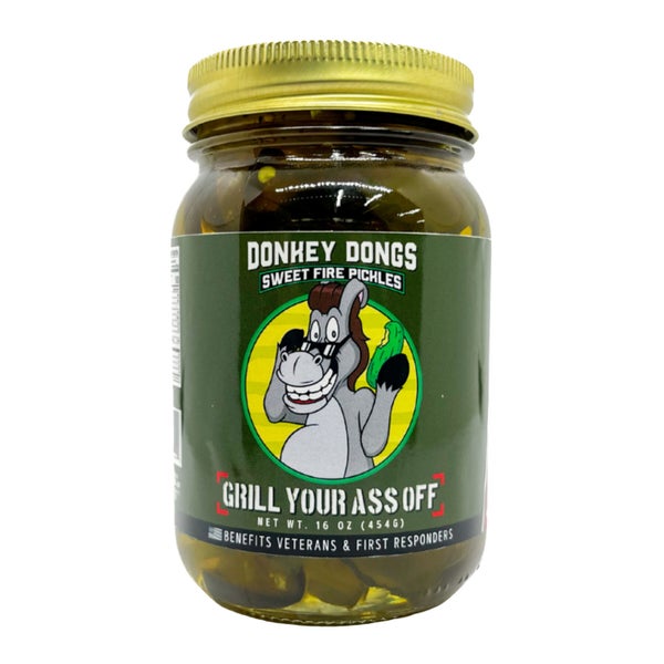 6-PACK OF Pickles Sweet Fire Donkey Dongs, GYAO