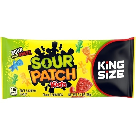 144-PACK OF Fat Free Soft Candy Bag Sour Patch Kids Candy, 8 - 18 - 3.4 Oz