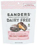 6-PACK OF CHOCOLATE CAP SEA SALT CARAMELS, DARK 5.5 OUNCE - CASE OF 6