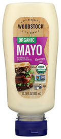 12-PACK OF Mayonnaise Squeeze Woodstock 11.3 oz