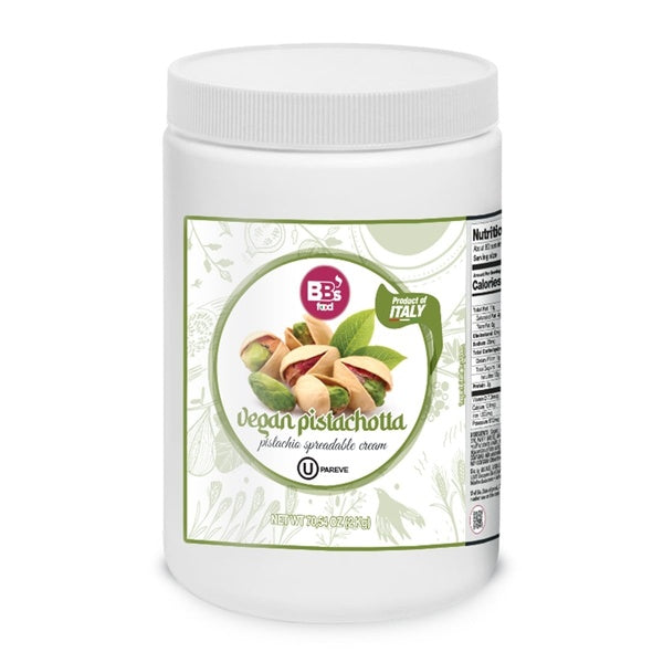 6-PACK OF Spread Pistachio cream 40% OU Pareve Vegan 2 kg