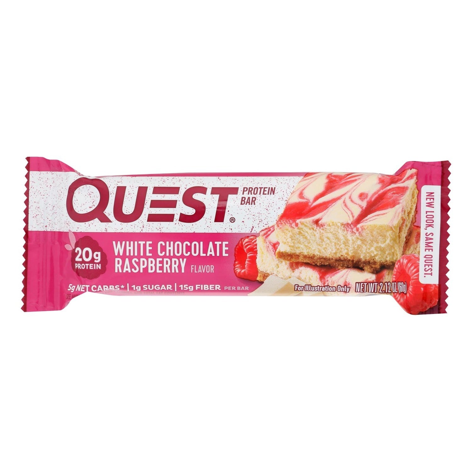 12-PACK OF BAR NUTRITIONAL PROTEIN, WHITE CHOCOLATE RASPBERRY
