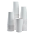 600-PACK OF Cup Paper Karat 20 Ounce Poly Lined To Go Paper Hot Cups for Coffee, White (600 Pack)