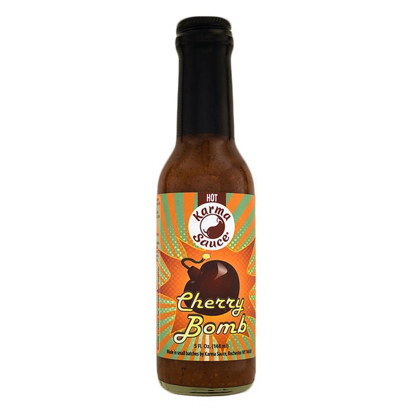 6-PACK OF Sauce Pepper Habanero Cherry Bomb, Karma Sauce