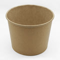 600-PACK OF Container Takeout Karat 600 ct 32 oz Paper Cold/Hot Food Container, Kraft