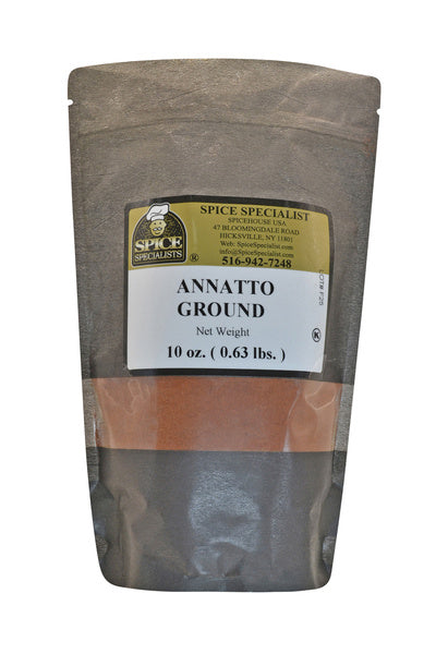 12-PACK OF Annatto Seeds Ground - 12 Pack of 10 oz. Bags