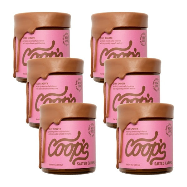 6-PACK OF Dip Caramel Salted Coops Microcrea 10.6 oz