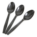 1000-PACK OF SPOON PLAS MED STY WRAPPED BLK