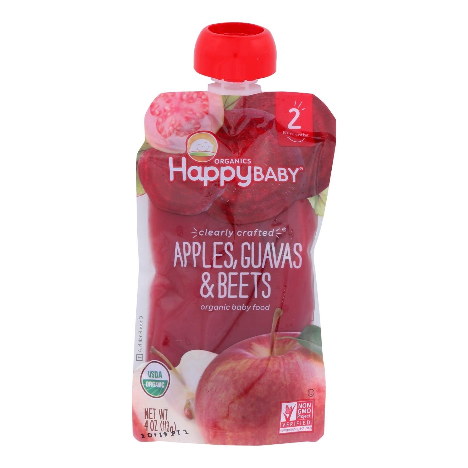 16-PACK OF FOOD BABY APPLES, GUAVAS & BEETS